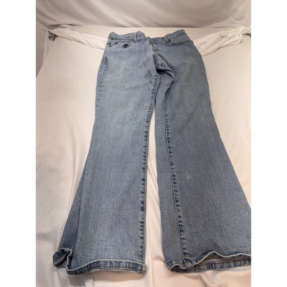 Levi's 550 Jeans Womens 10M Blue Relaxed Bootcut Stretch Y2K Light Wash Low Rise - Picture 2 of 8